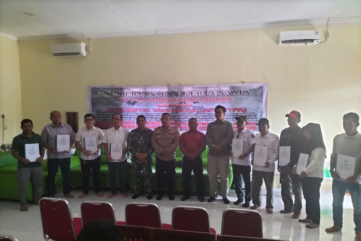 PT PAS berikan bantuan operasional KTPA dan reward desa bebas api