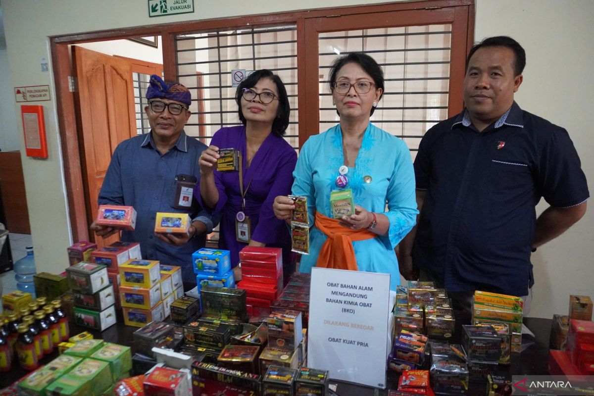BBPOM sita 73 jenis obat kuat yang bahaya di Denpasar
