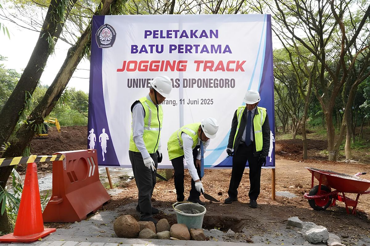 Undip bangun "Jogging Track 2"  perluas pemanfaatan RTH