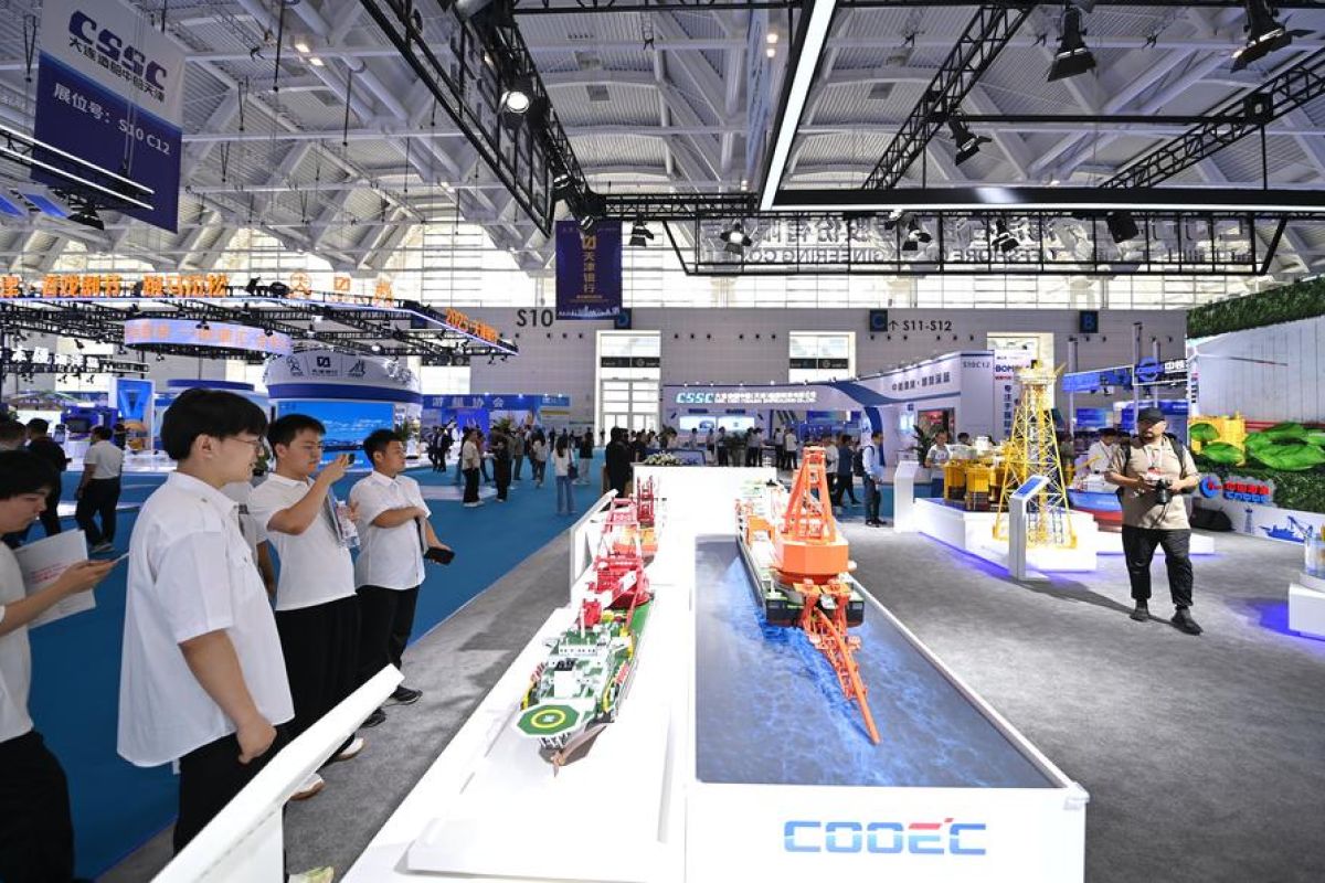 Pameran industri pelayaran internasional digelar di Tianjin
