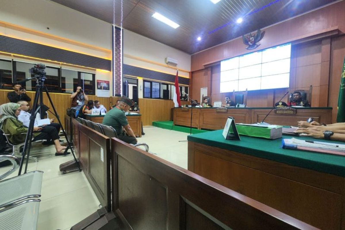 Keluarga polisi korban penembakan minta terdakwa Kopda Bazarsah dihukum mati