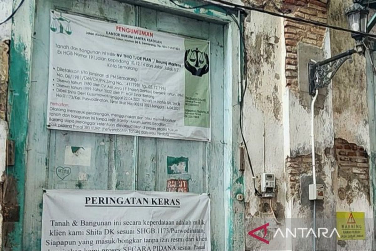 Bos Spiegel Semarang dipolisikan atas pemalsuan surat sertifikat bangunan cagar budaya