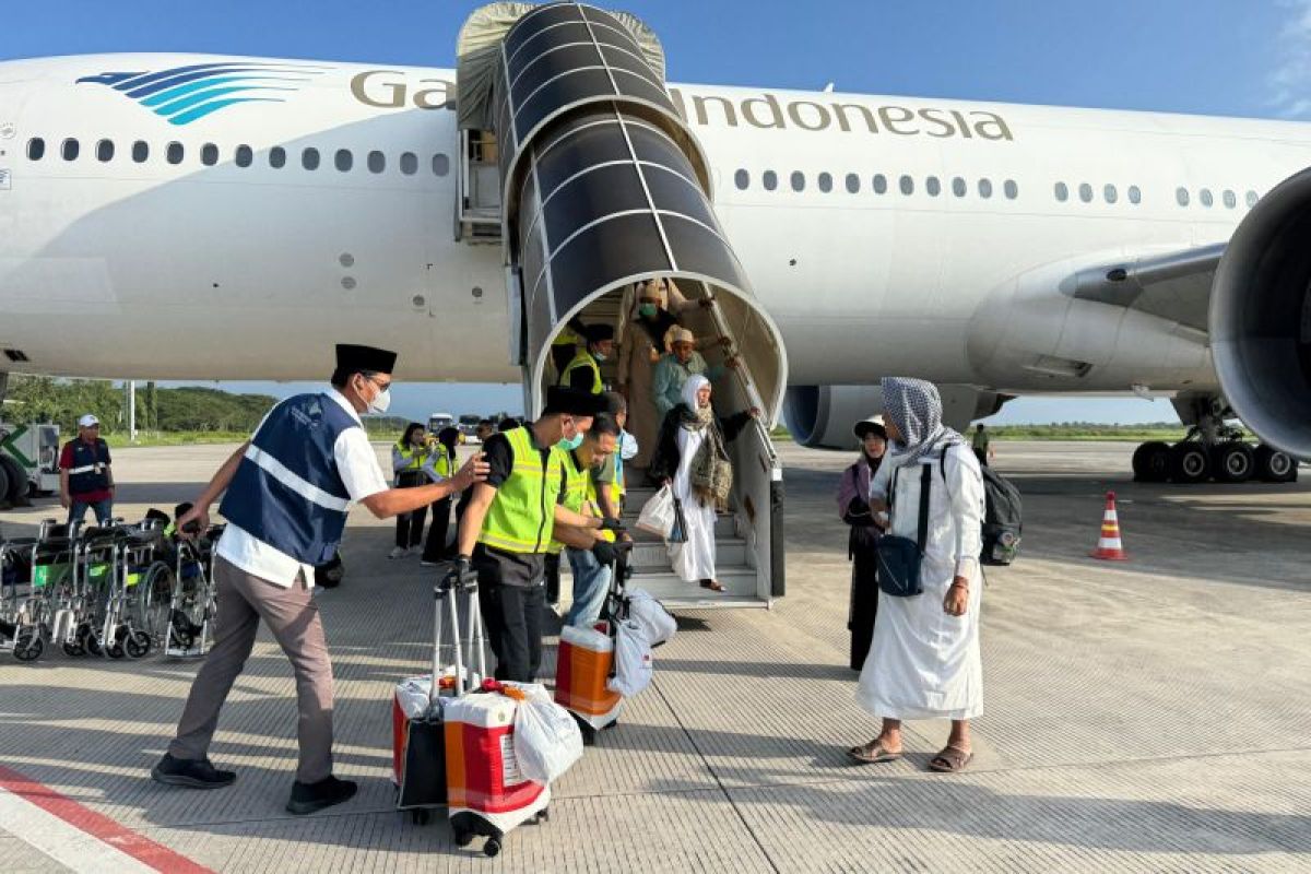 Jamaah haji asal Lombok Tengah tiba di Tanah Air hari ini