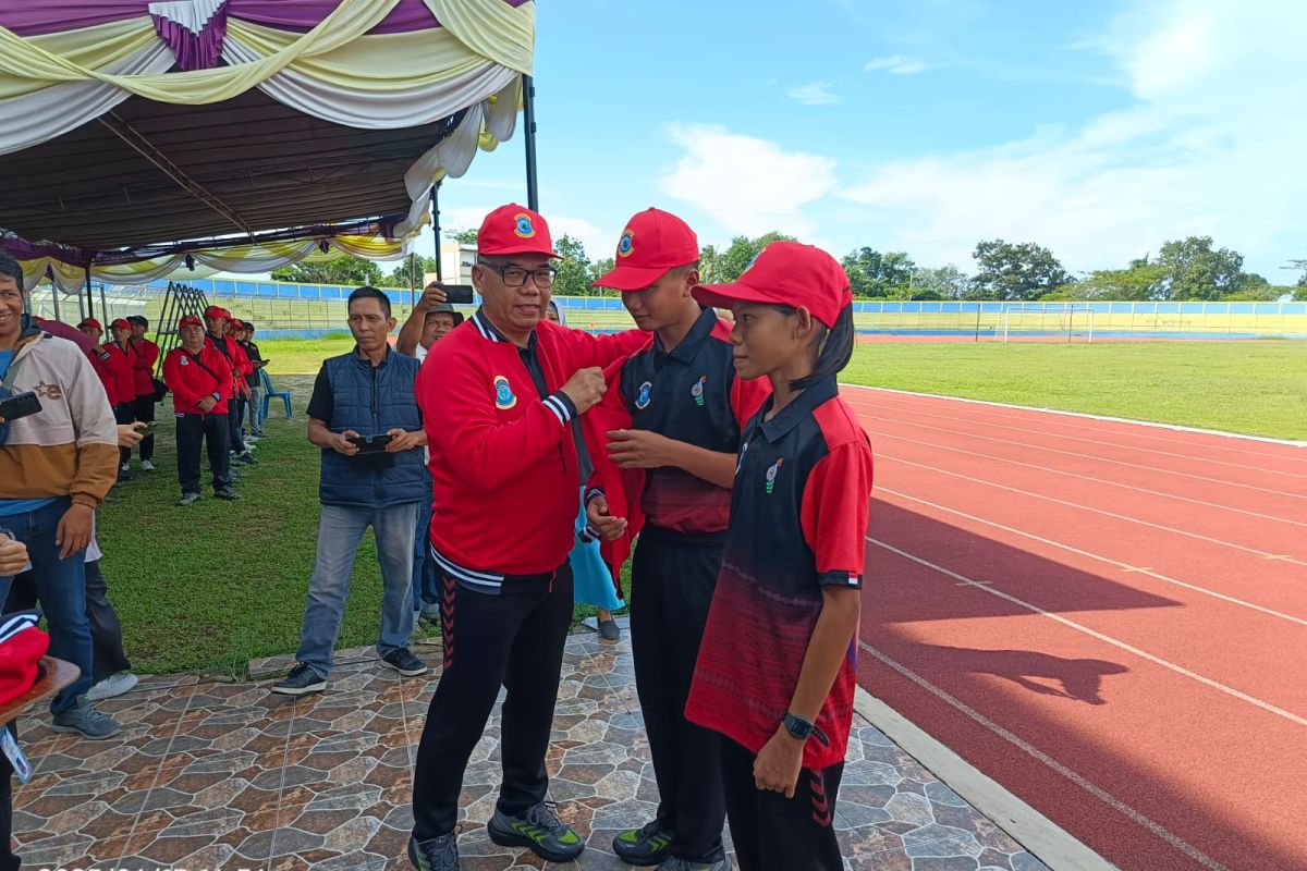 Sekda Pangkalpinang lepas kontingen ikuti Kejurda Pelajar 2025