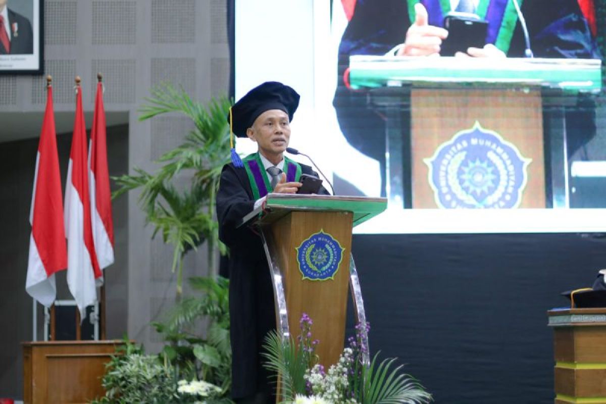 Rektor beri pesan soal tanggung jawab sosial pada wisuda UMS