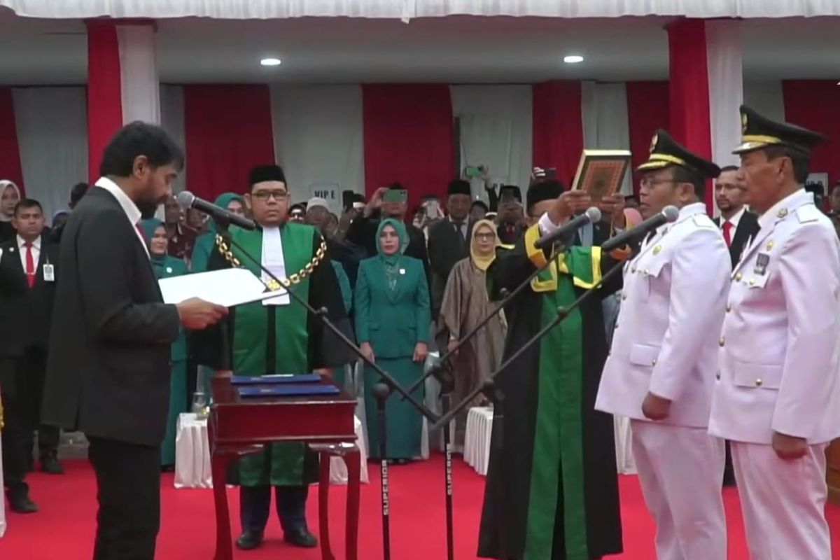 Pasangan ZURA resmi dilantik jadi Wali Kota dan Wakil Wali Kota Sabang