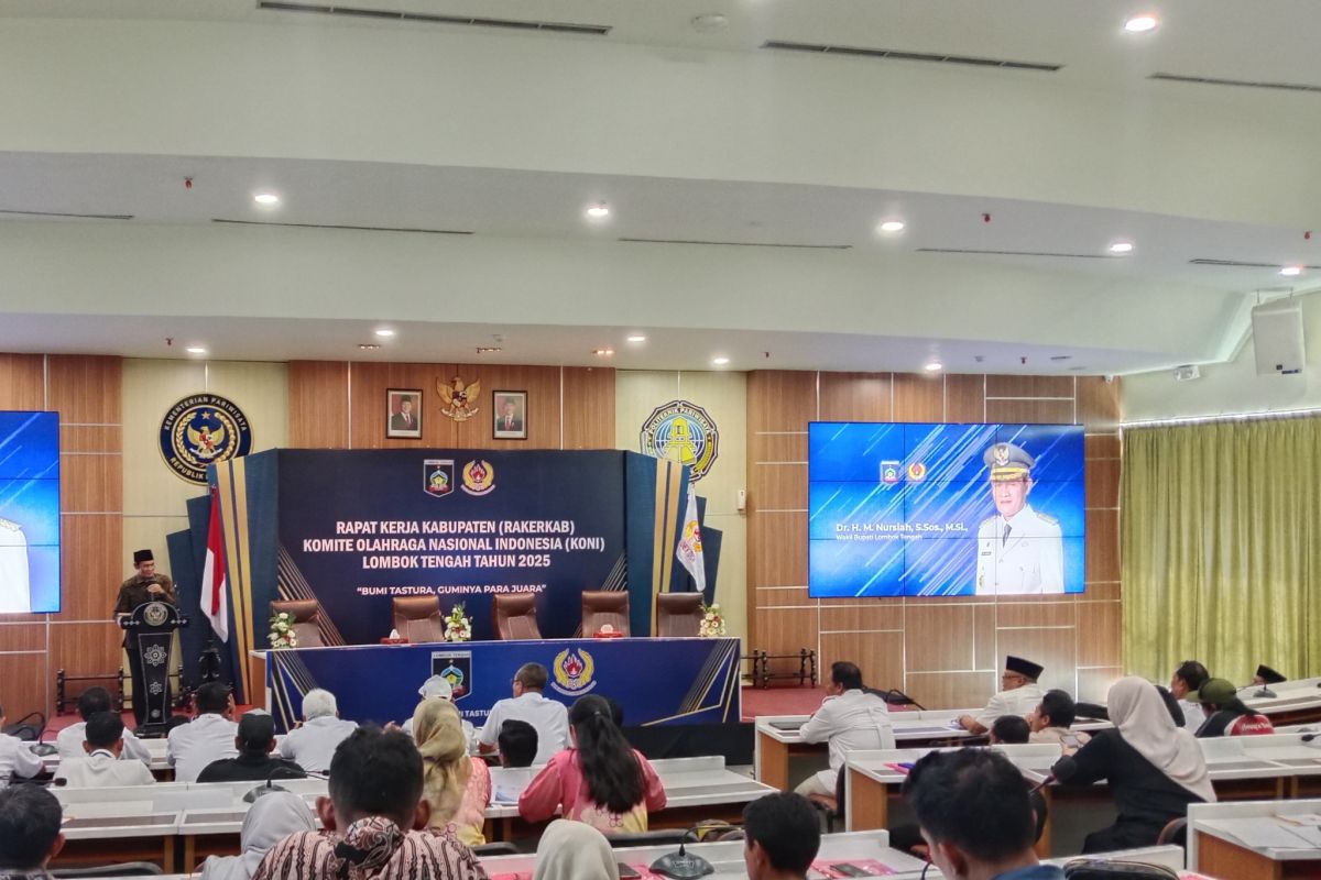 Wabup Lombok Tengah minta pengurus baru KONI tetap solid
