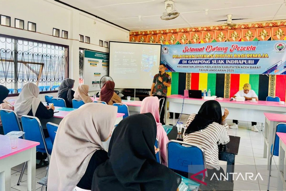 Diskominsa sosialisasi literasi digital bagi remaja Aceh Barat
