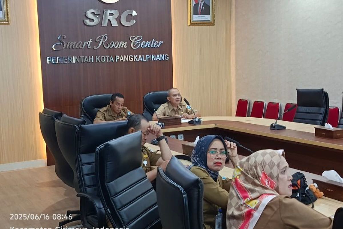 Pemkot Pangkalpinang ikuti rakor bersama Kemendagri