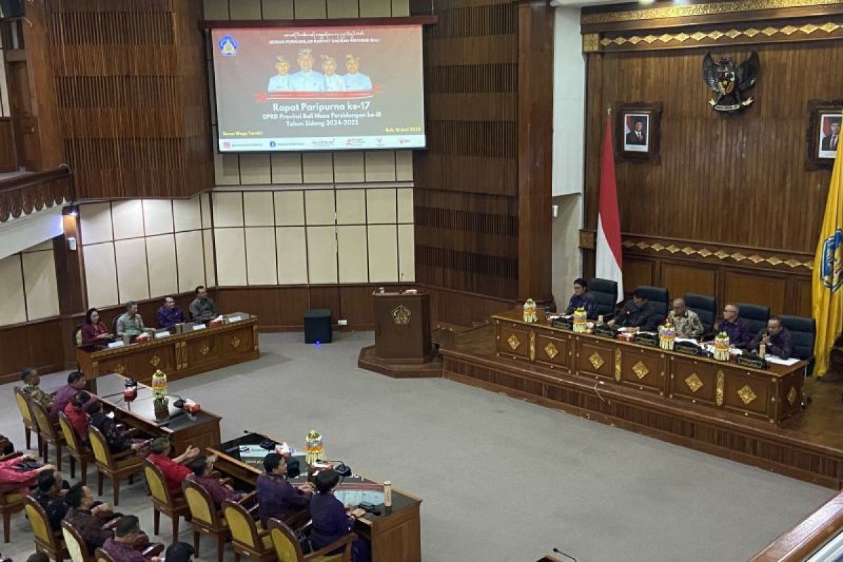 DPRD mulai bentuk badan musyawarah buat Ranperda RPJMD Bali