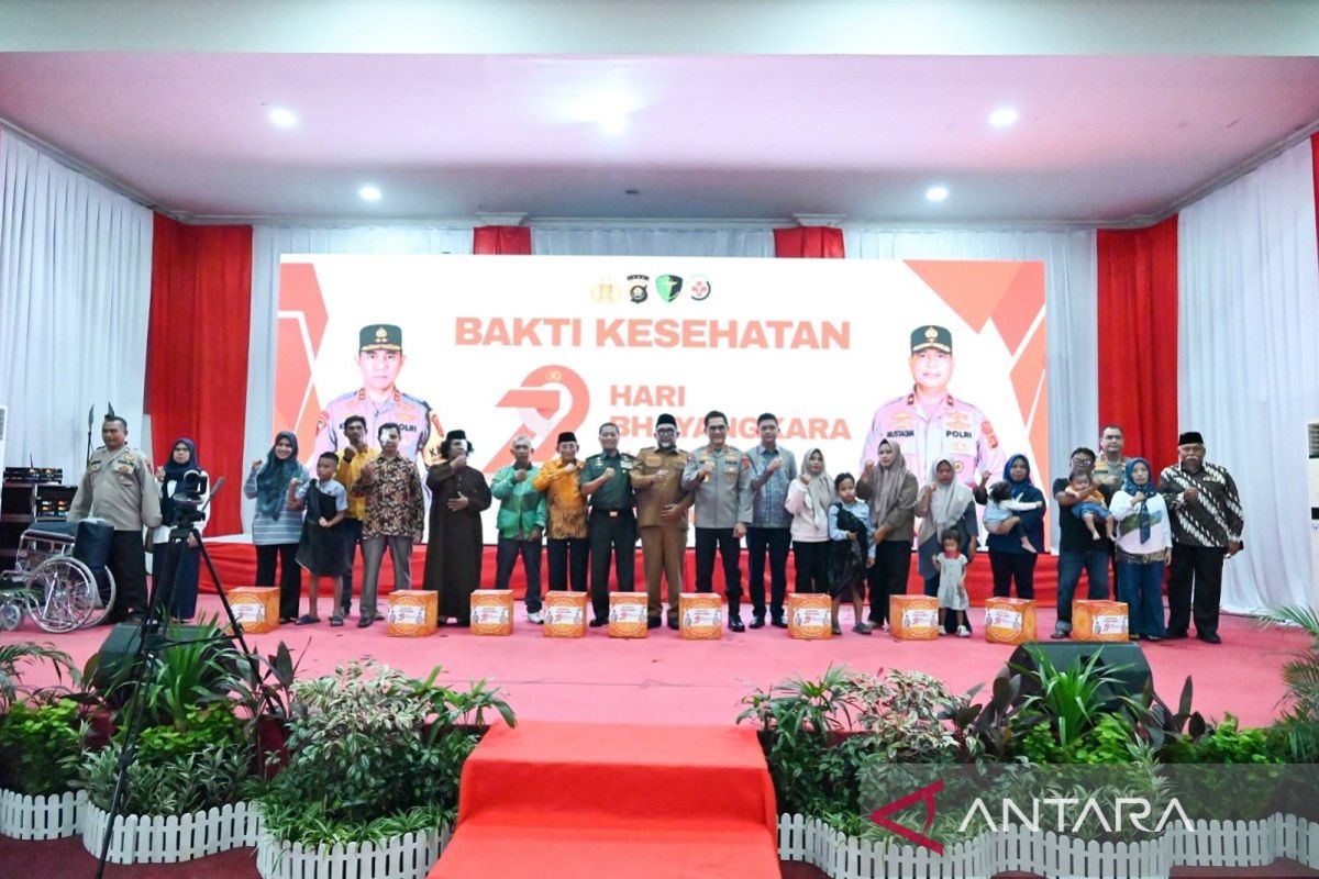 Bakti Kesehatan Polda Jambi bantu penanganan 111 anak stunting