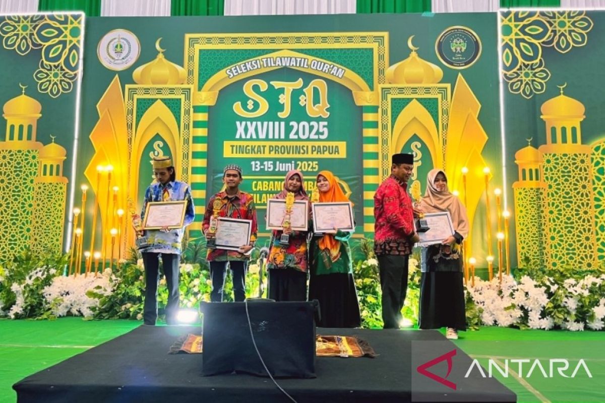 LPTQ: Delapan peserta kafilah Biak meraih juara STQ Provinsi Papua