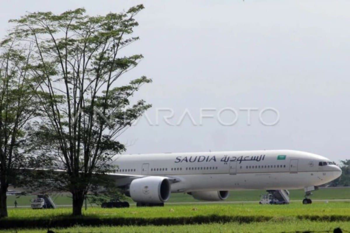Polda Sumut lakukan pemeriksaan  pesawat Saudia Airlines