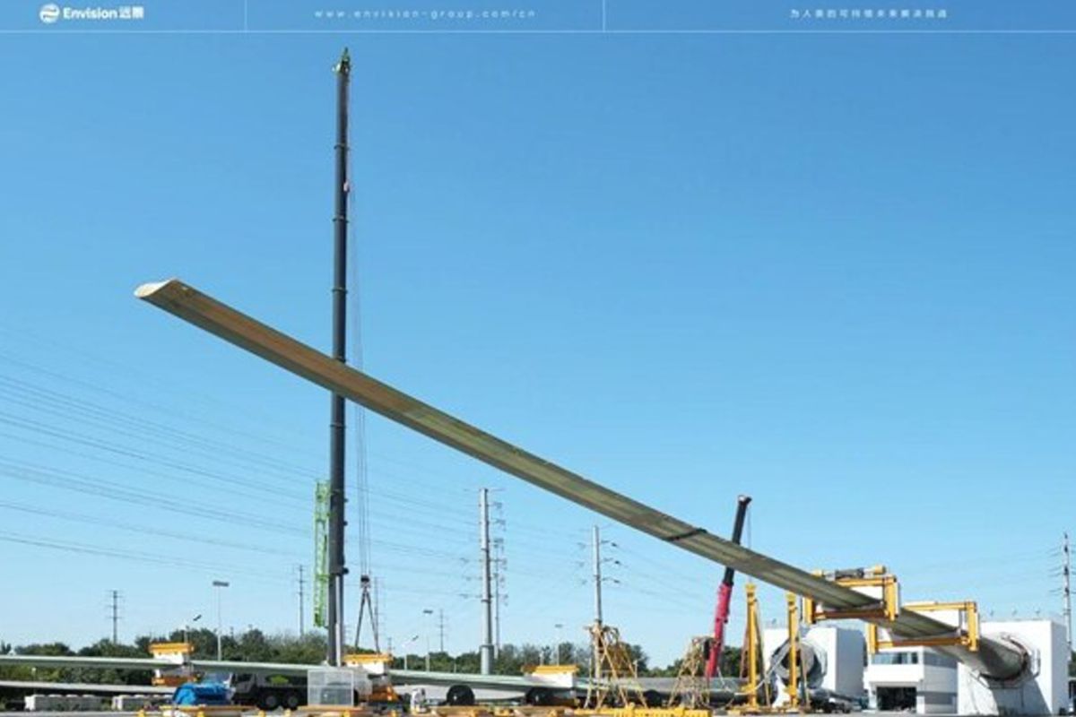 Envision Energy's in-house Blade Test Facility Earns IECRE Approval with Zero Non-Conformities
