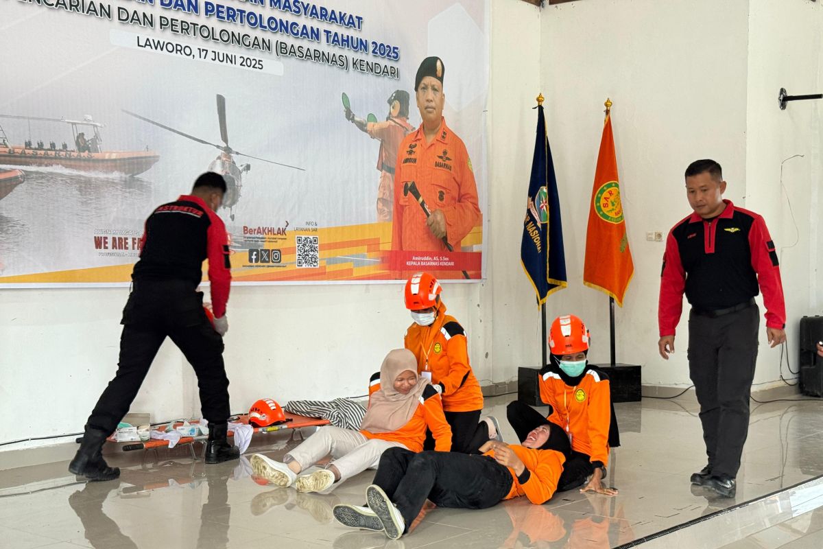 Basarnas Kendari latih warga evakuasi mandiri saat bencana