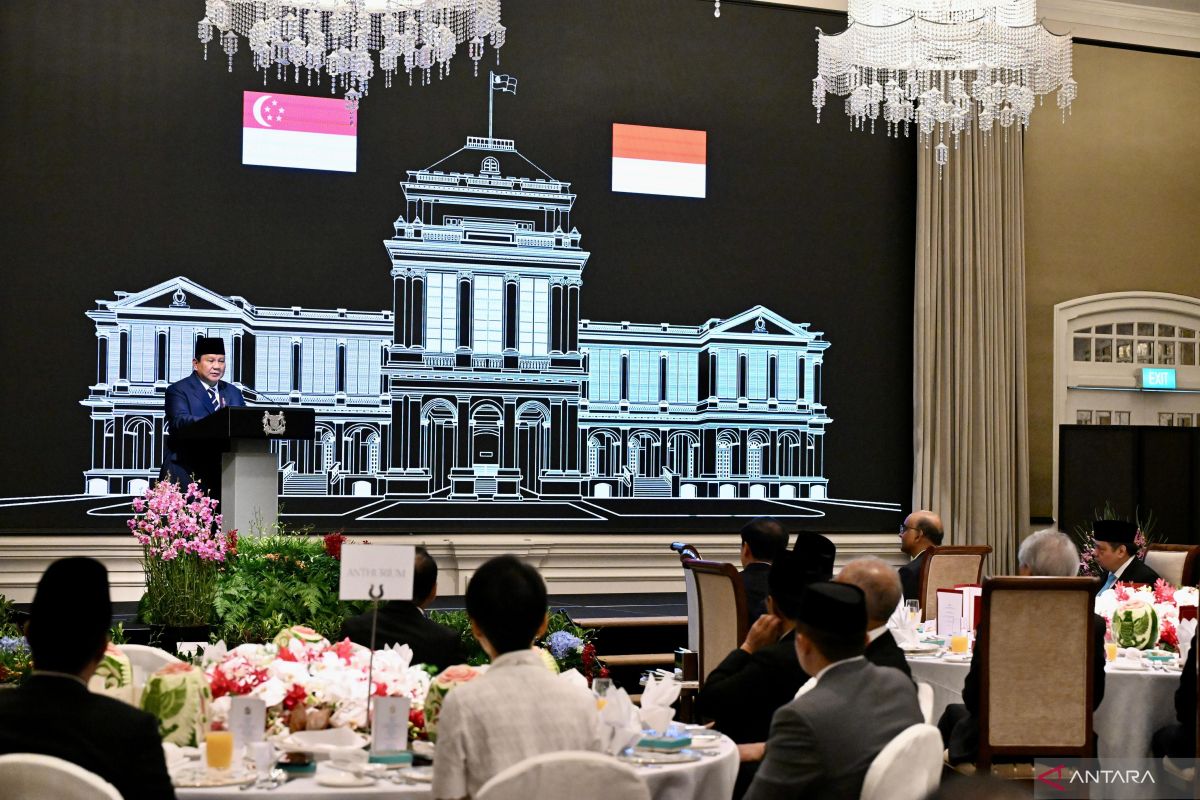 Presiden Prabowo ceritakan masa kecil di Singapura saat jamuan kenegaraan