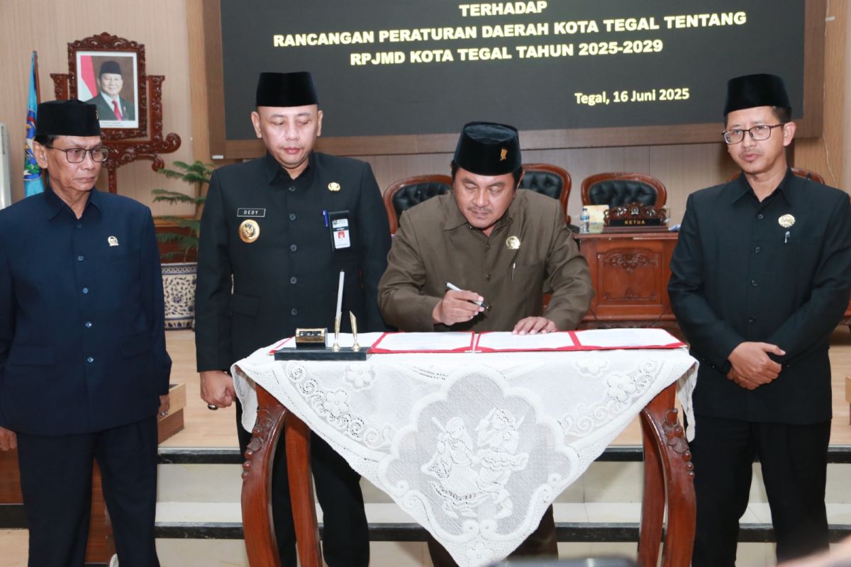 DPRD Kota Tegal lanjut bahas Raperda RPJMD 2025-2029
