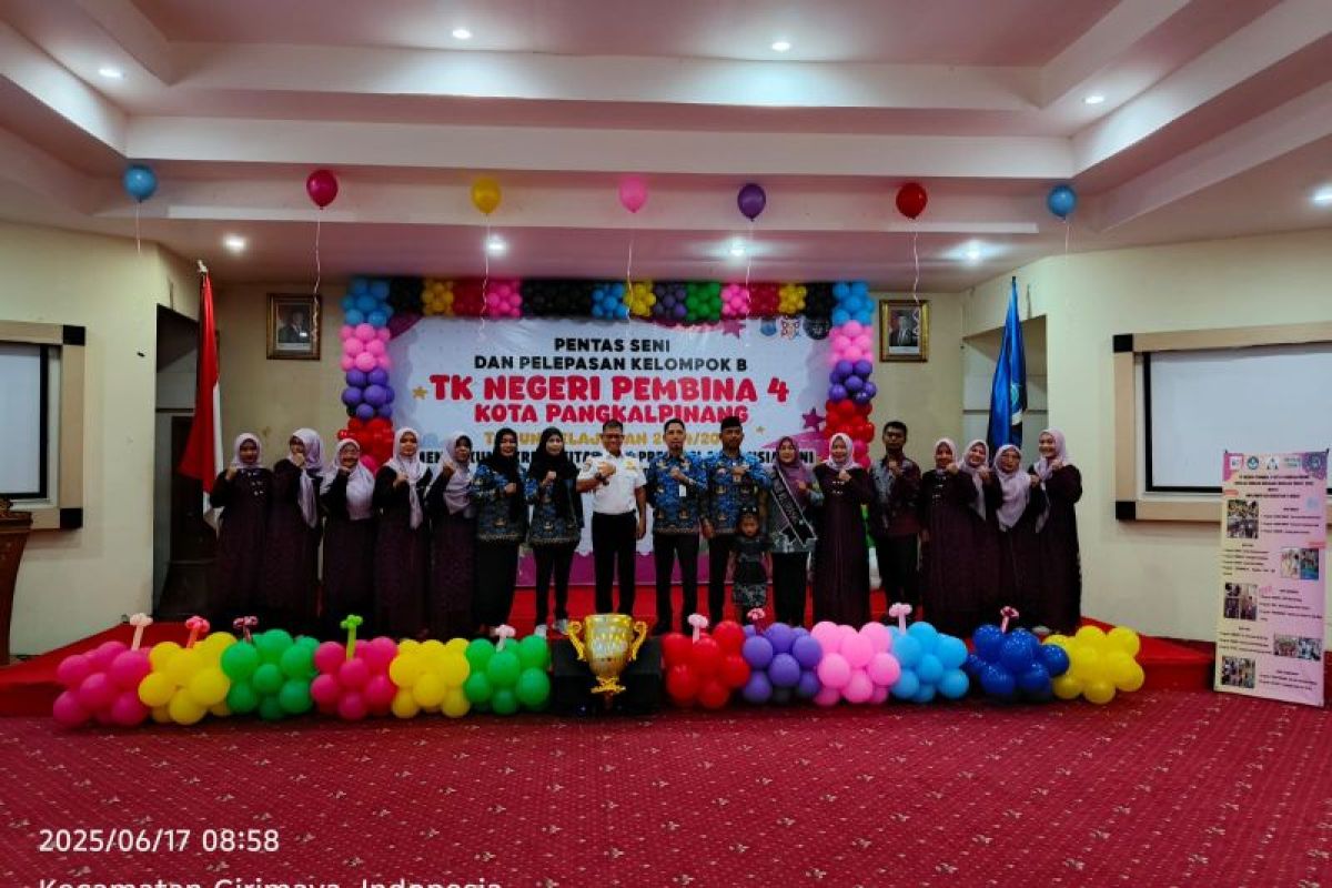 Pemkot Pangkalpinang apresiasi acara pentas seni TK Negeri Pembina 4