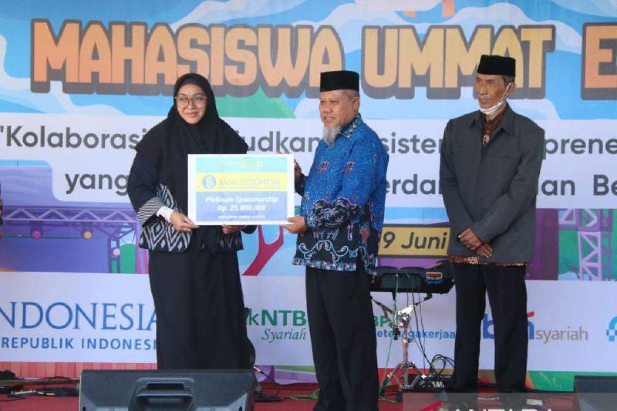Bank Indonesia sponsor utama mahasiswa UMMAT Expo 2025