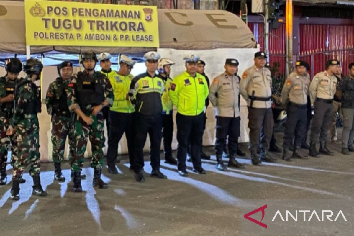 Polresta Ambon-Kodim 1504 sinergisitas jaga keamanan wilayah