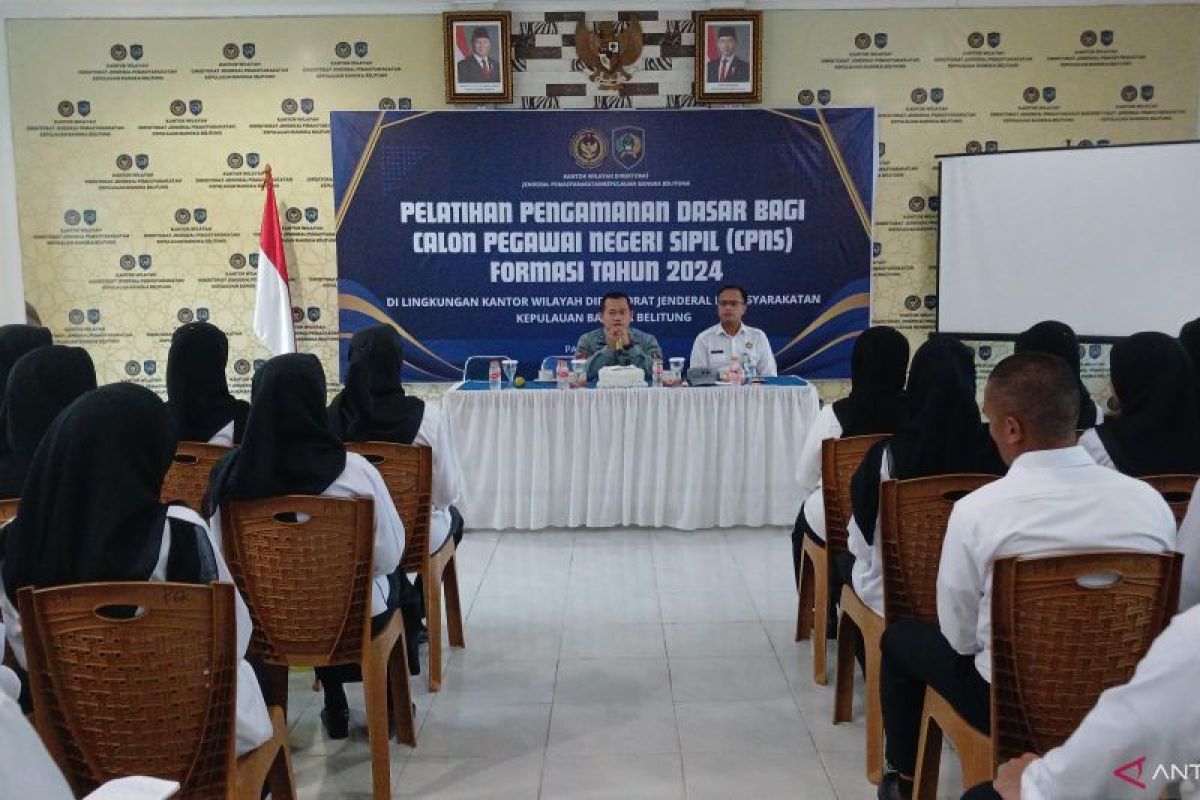 Kepala Stasiun Bakamla Babel beri pembekalan CPNS Kanwil Ditjen Pemasyarakatan