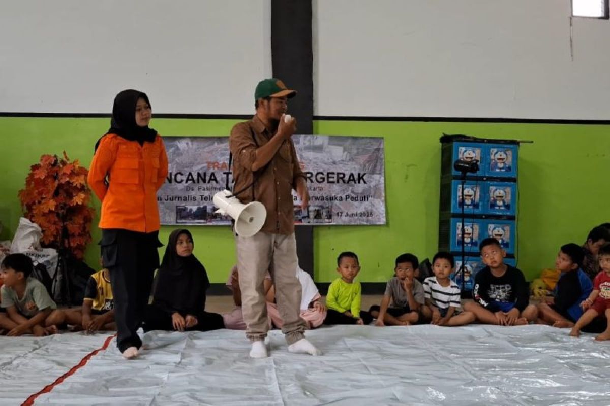IJTI Korda Purwasuka gelar trauma healing anak-anak korban tanah bergerak