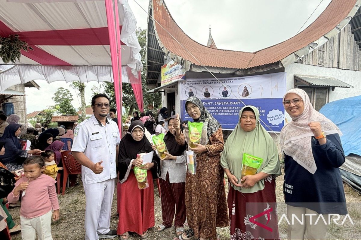 Fakultas Kedokteran UNP gelar edukasi kesehatan Lansia di Agam