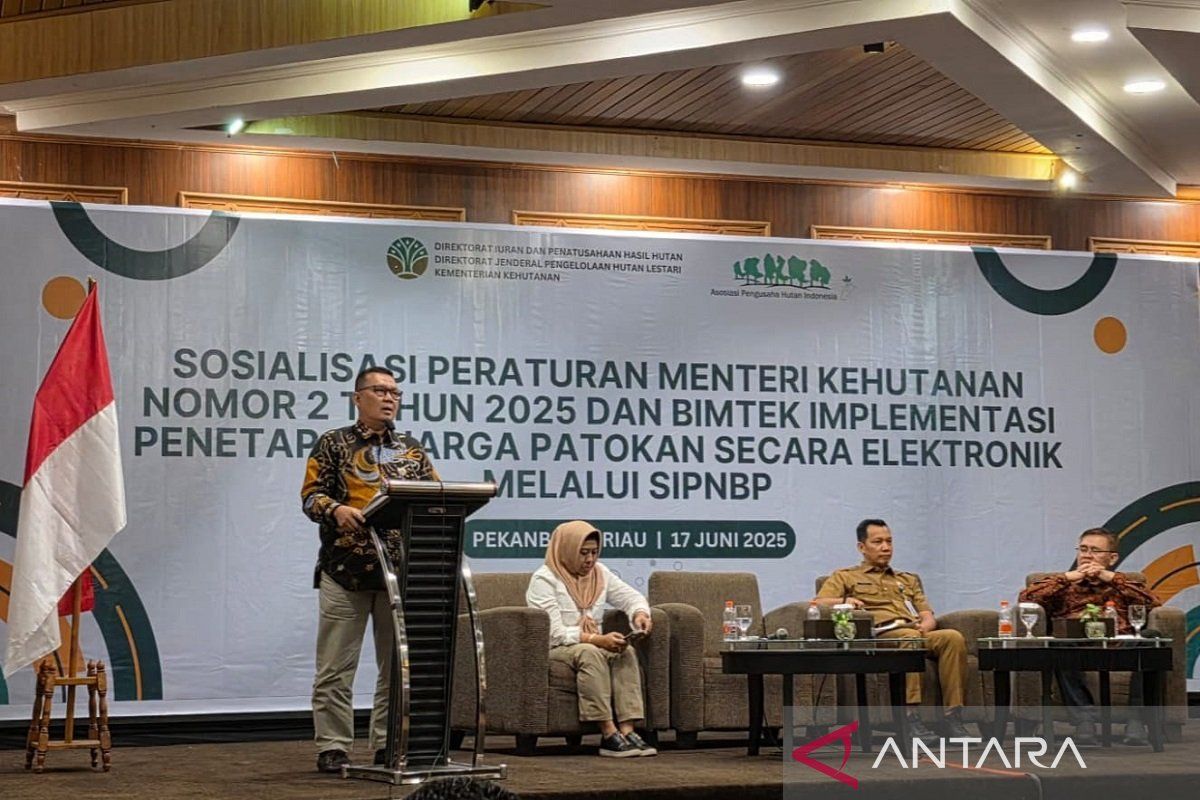 Direktorat IUPHH bersama APHI Riau gelar sosialisasi Permenhut No. 2 tahun 2025