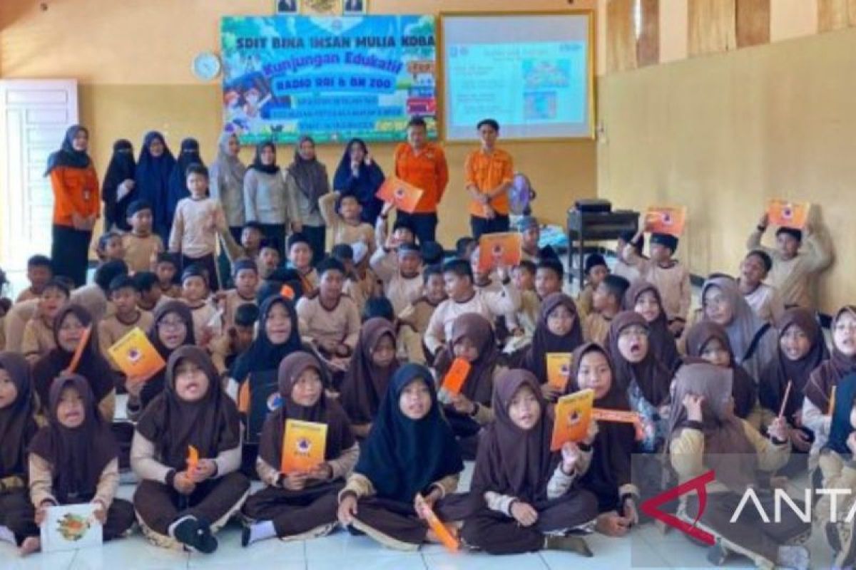 BPBD Bangka Tengah tingkatkan pemahaman pelajar terkait kebencanaan