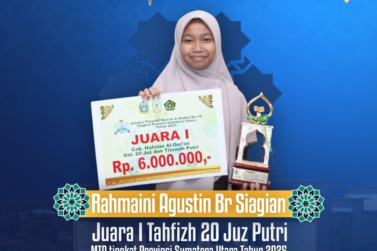 Santri dan alumnus PTAC raih prestasi gemilang di STQ Sumut 2025