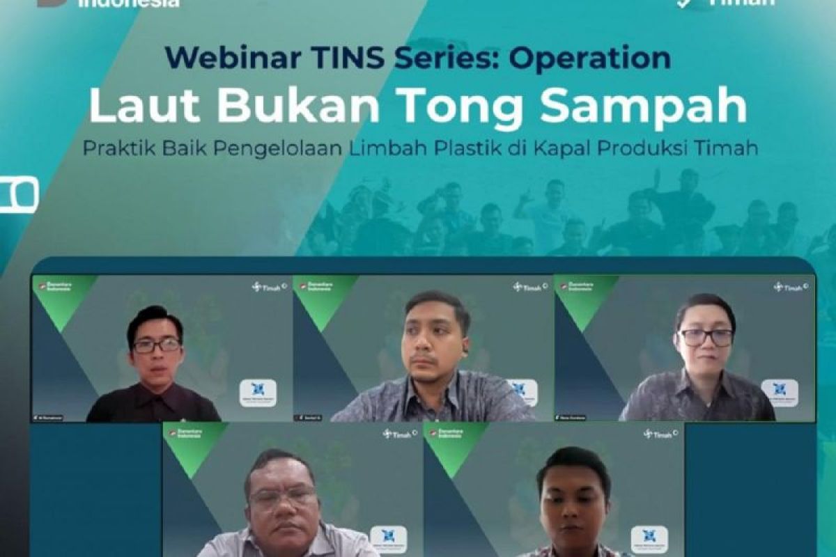 PT Timah gelar webinar 'Laut Bukan Tong Sampah'