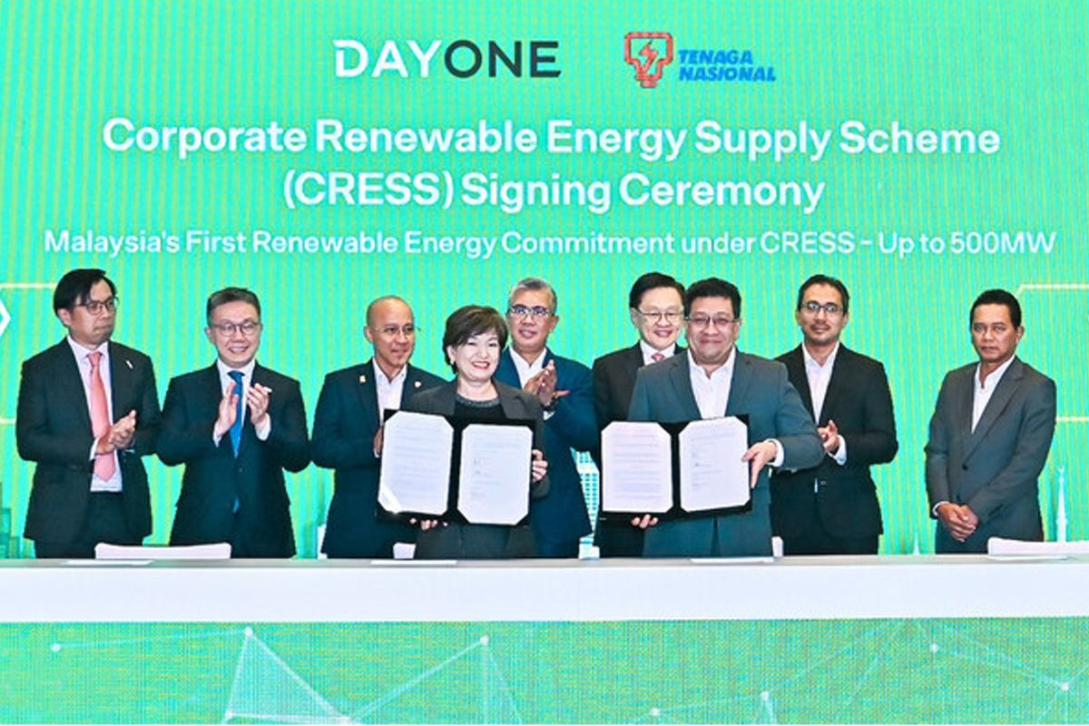 DayOne Signs Landmark CRESS Agreement with TNB to Secure Up to 500MW of Renewable Energy