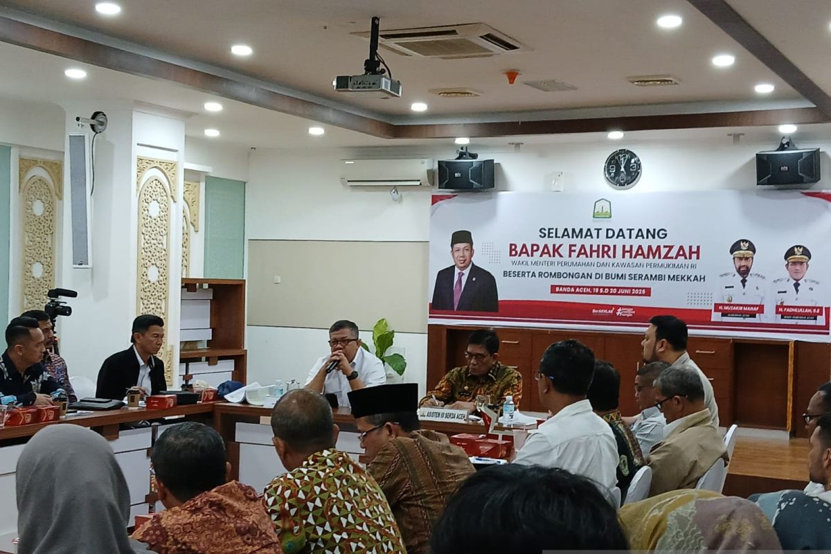 Wamen PKP identifikasi 600 lebih rumah di Aceh perlu direnovasi