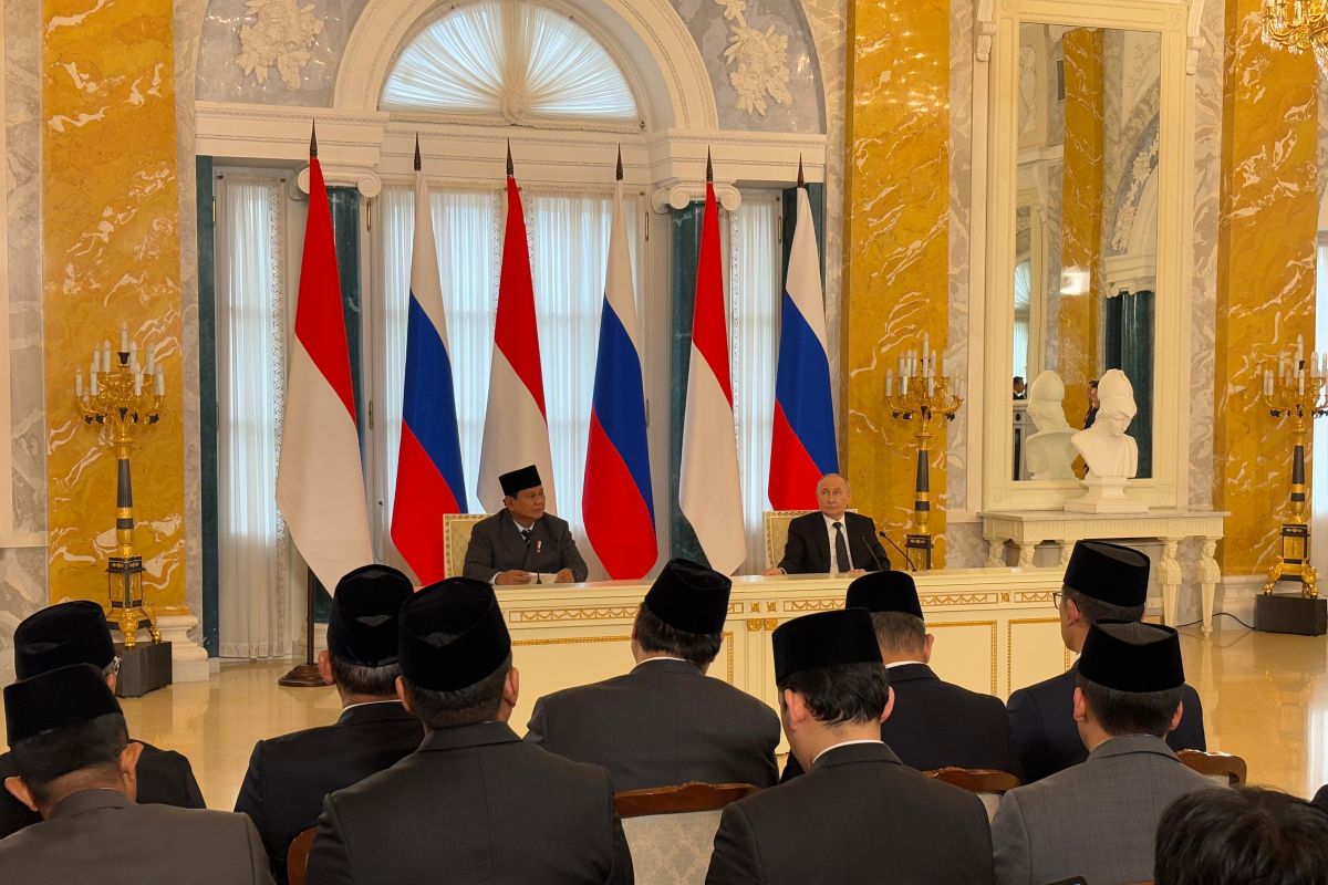 Prabowo berterima kasih ke Putin atas dukungan RI masuk BRICS