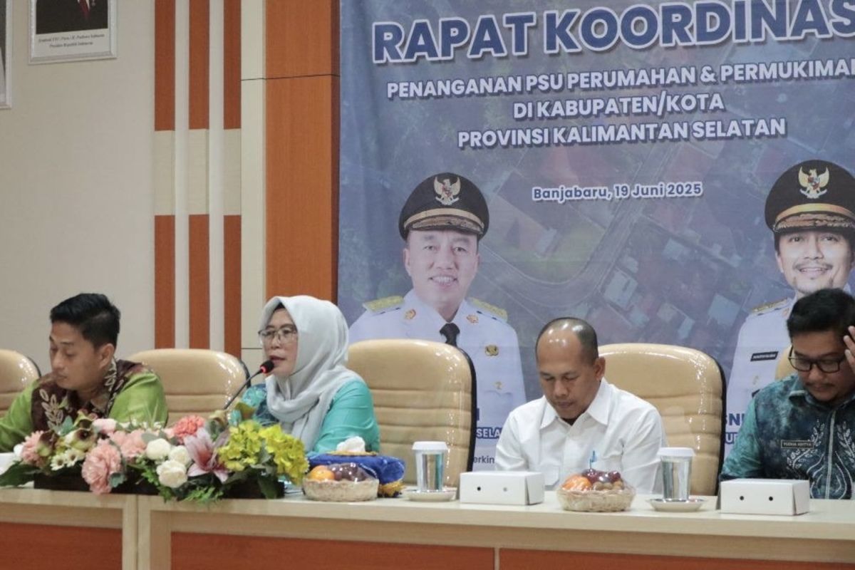 Kalsel percepat PSU Perumahan dari pengembang ke kabupaten/kota