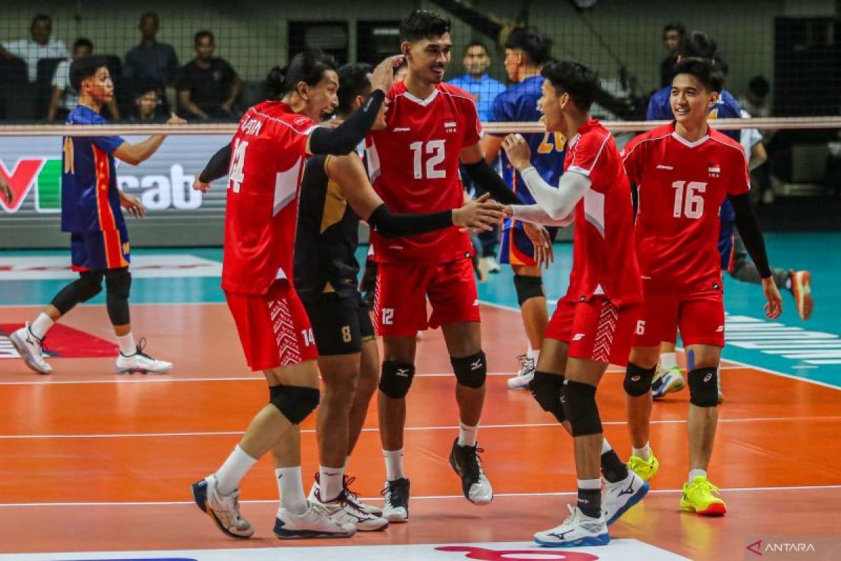 Timnas Voli Indonesia Lolos 8 Besar Usai Kalahkan Thailand