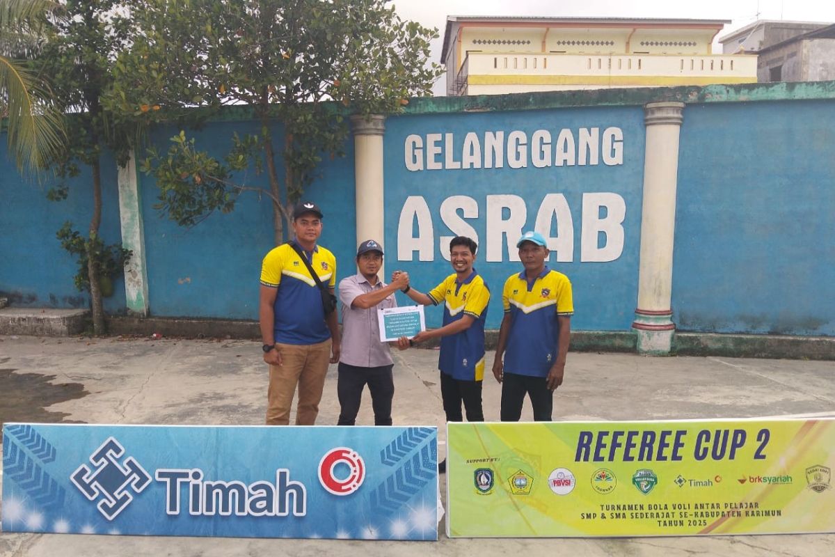 PT Timah dukung Referee Cup 2 tingkatkan prestasi atlet voli Karimun