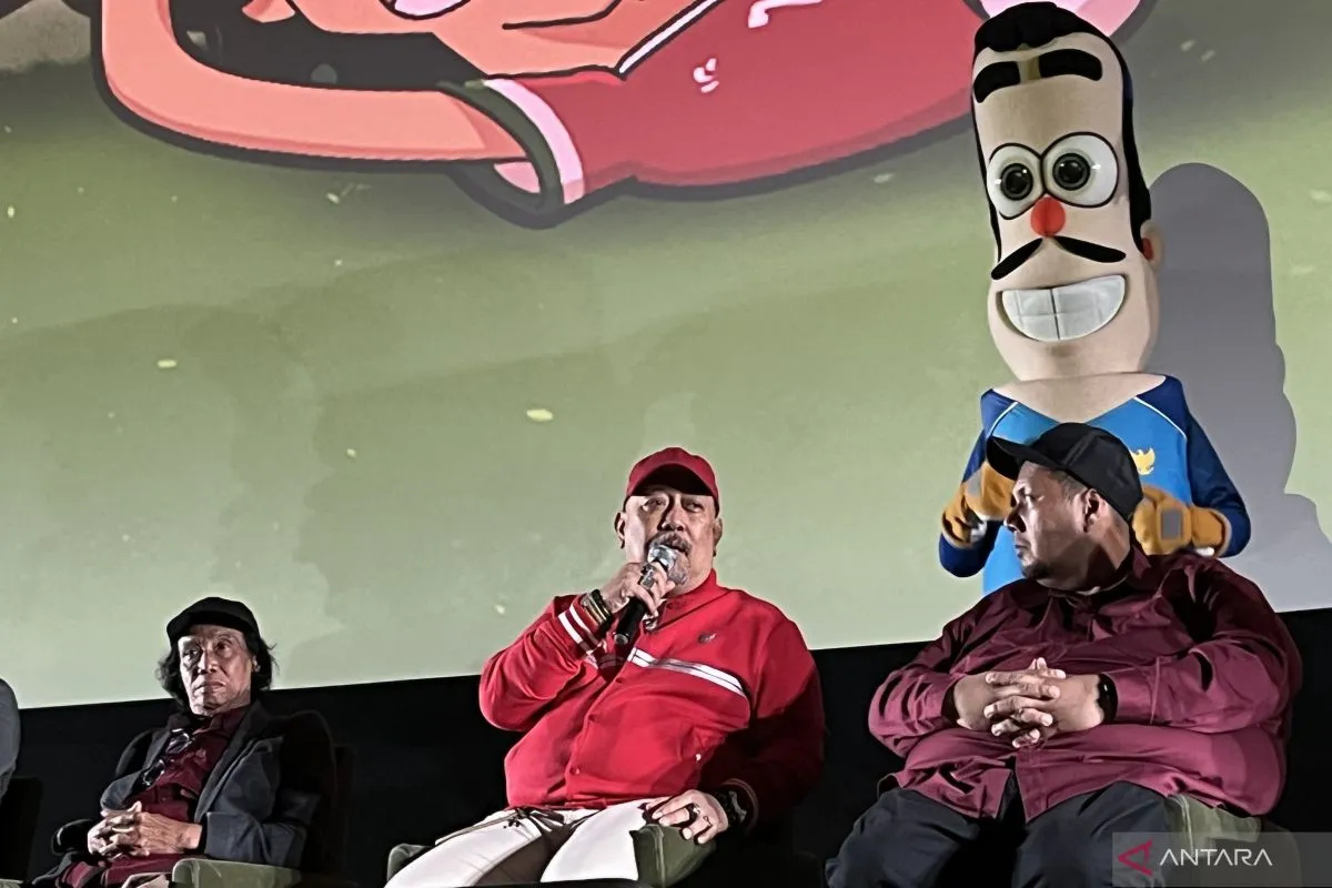 Aktor Indro sebut film "Warkop DKI Kartun" libatkan 400 animator