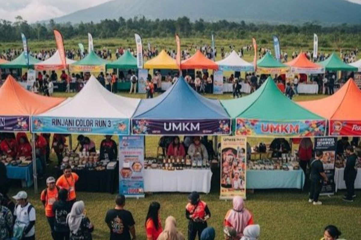 Jangan lewatkan! Stand sponsor dan UMKM Rinjani Color Run 3 siap diserbu