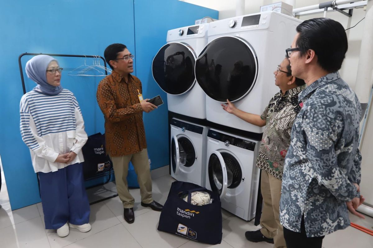 Mandiri Taspen dorong pensiunan tetap aktif dengan buka bisnis laundry