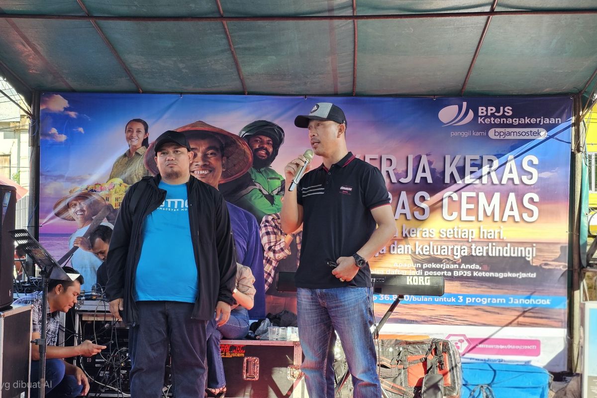 BPJS Ketenagakerjaan Pangkalpinang grebek Pasar Pagi, sosialisasikan pentingnya jaminan sosial bagi pekerja informal