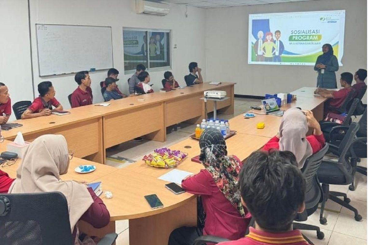 BPJAMSOSTEK Tangerang Selatan sosialisasi literasi jaminan sosial ke pekerja