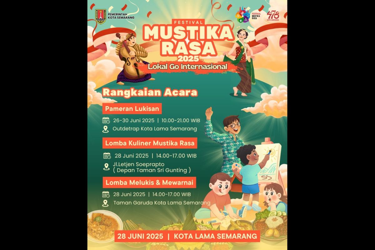 Festival Mustika Rasa digelar di kawasan Kota Lama sambut bulan Bung Karno di Semarang