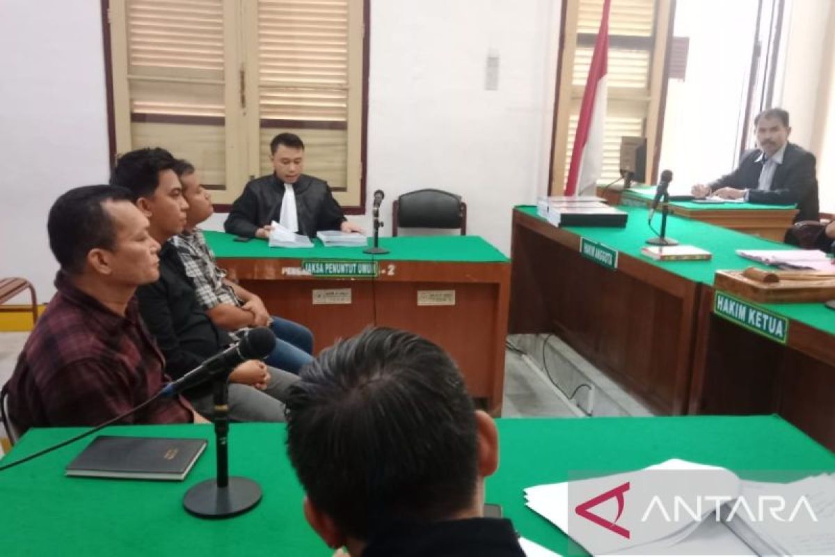 Tiga terdakwa korupsi Situs Benteng Putri Hijau dituntut dua tahun penjara