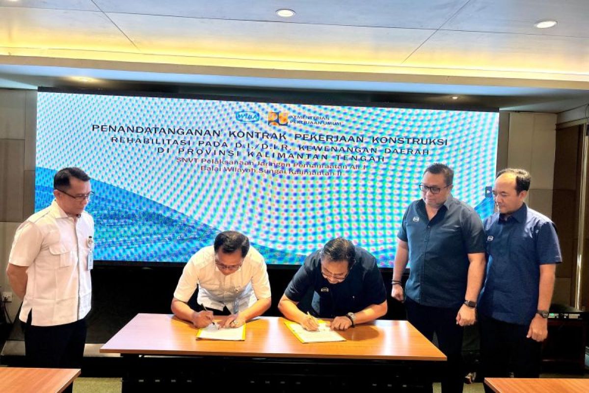 WIKA Dukung Ketahanan Pangan Kalimantan Tengah Melalui Proyek Rehabilitasi Irigasi