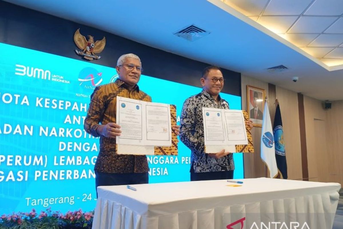 AirNav dan BNN sepakati cegah penyalahgunaan narkoba di unit pekerja
