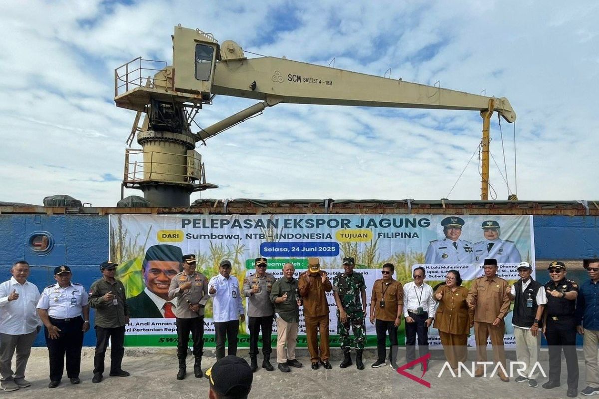 Sebanyak 6.000 ton jagung dari Sumbawa diekspor ke Filipina