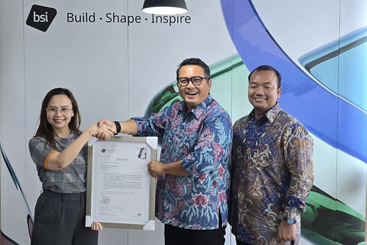 PT SIER raih sertifikasi ISO terintegrasi dari BSI