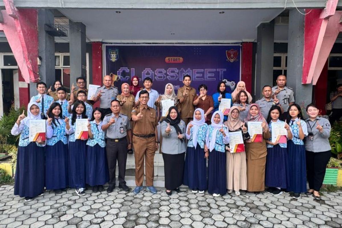 Kemenkum Sulteng catatkan hak cipta delapan karya inovatif SMPN 1 Palu