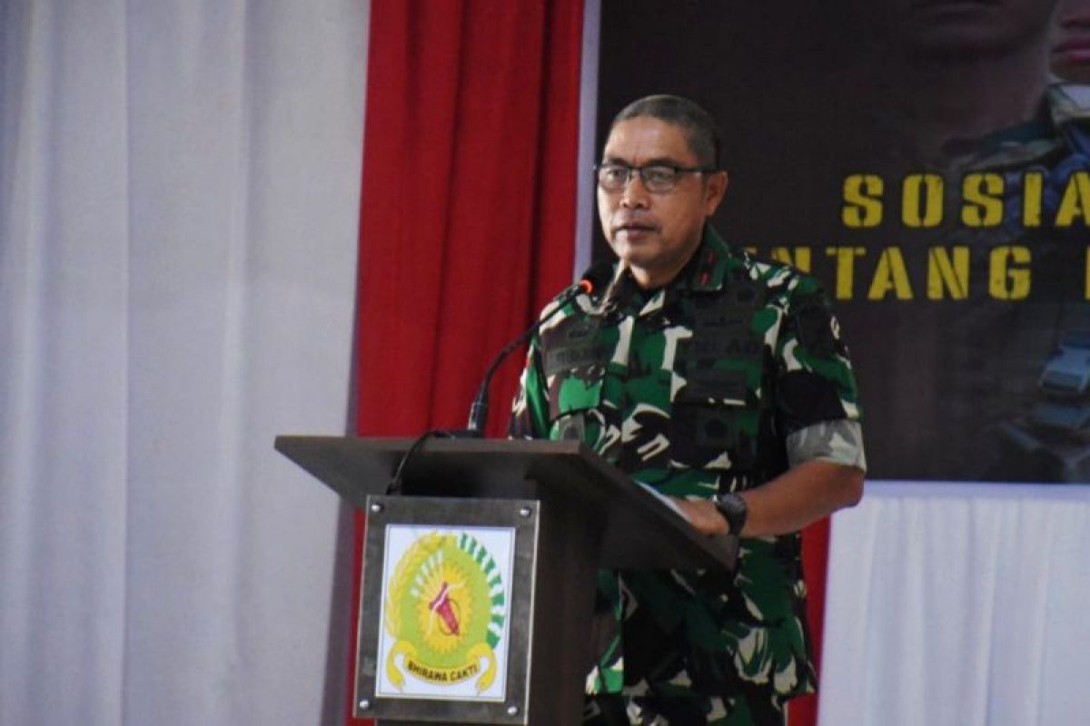 Danrem 131: Komcad wadah generasi muda salurkan semangat bela negara